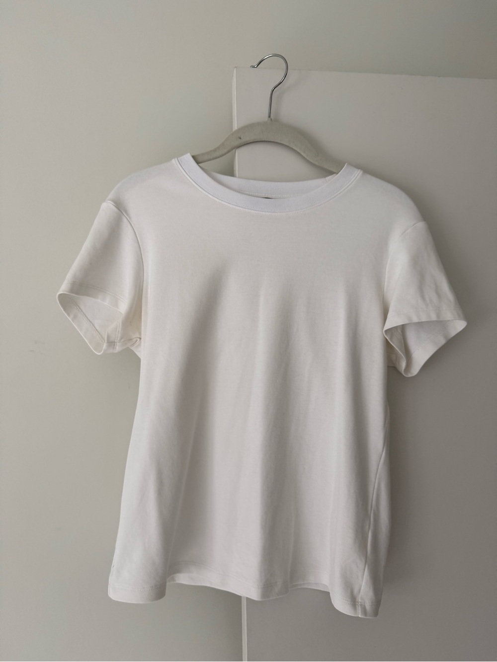 Cuts Clothing White Short Sleeve Crewneck Tee